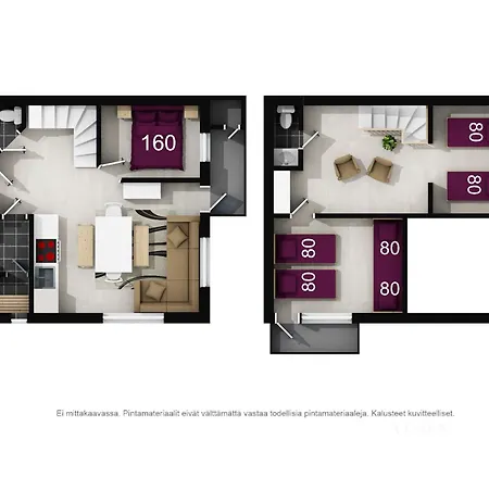 Apartamento Lomavuokra Keskuskuja 5, Alppikeskus Levi